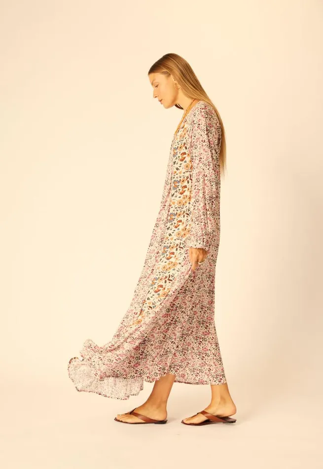Dresses Shop Natalie Martin FIORE MAXI Petite Fleur Rose