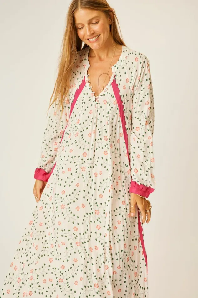 Dresses Shop Natalie Martin FIORE MAXI Pinwheel Cotton