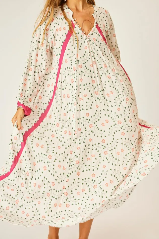 Dresses Shop Natalie Martin FIORE MAXI Pinwheel Cotton