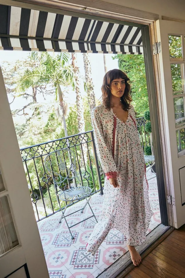 Dresses Shop Natalie Martin FIORE MAXI Pinwheel Cotton