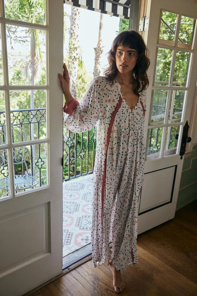 Dresses Shop Natalie Martin FIORE MAXI Pinwheel Cotton