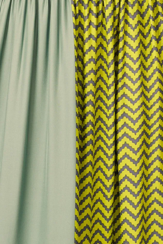 Dresses Shop Natalie Martin GINA MAXI Block Zigzag Lime
