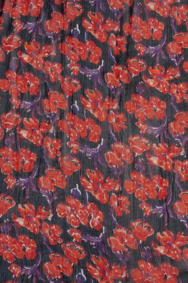 Dresses Shop Natalie Martin INDIANA MAXI Chiffon Watercolor Onyx