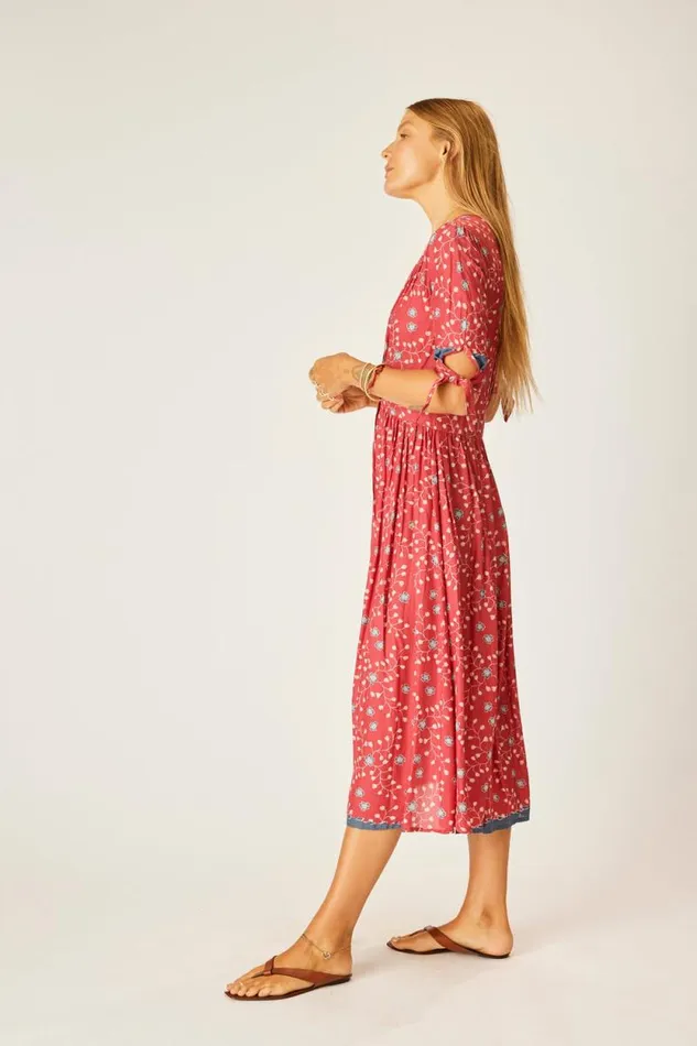 Dresses Shop Natalie Martin LAYLA DRESS Pinwheel Barn Red