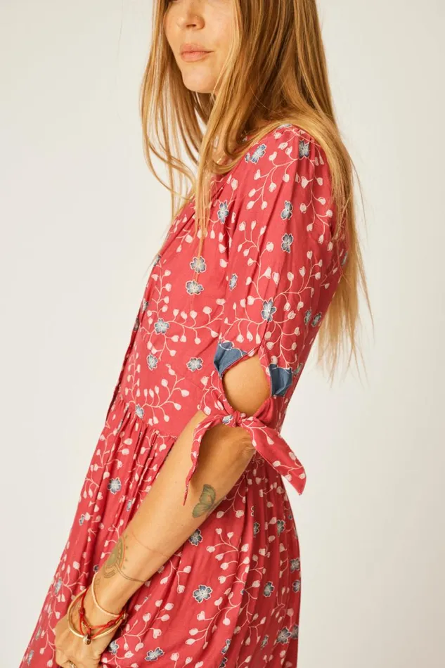 Dresses Shop Natalie Martin LAYLA DRESS Pinwheel Barn Red