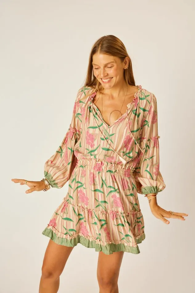 Dresses Shop Natalie Martin MAGGIE DRESS Chamomile Rose