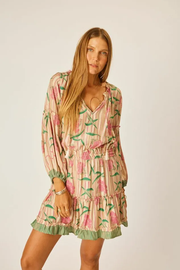 Dresses Shop Natalie Martin MAGGIE DRESS Chamomile Rose