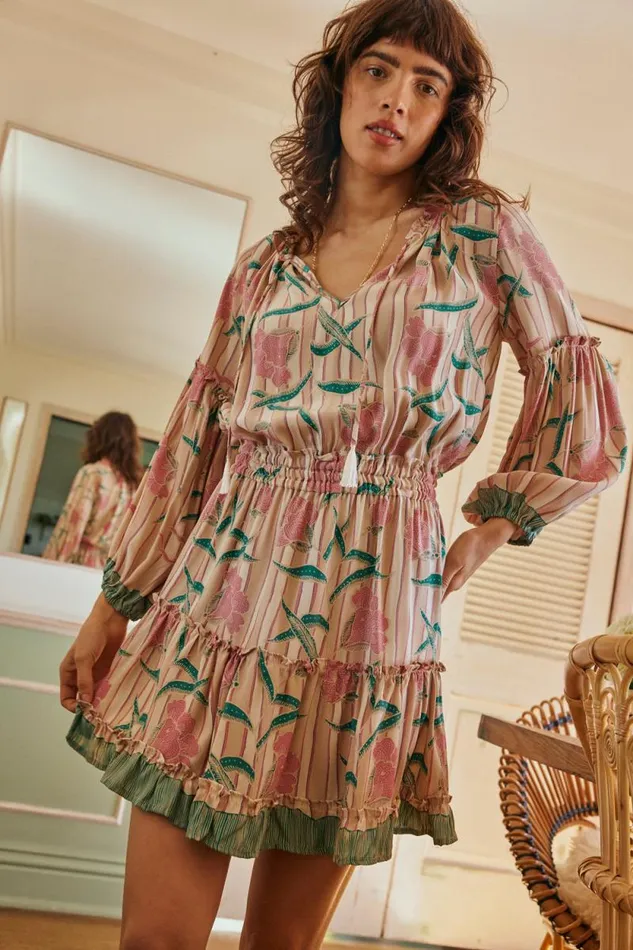Dresses Shop Natalie Martin MAGGIE DRESS Chamomile Rose