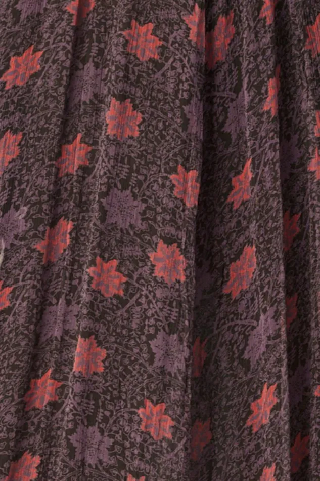 Dresses Shop Natalie Martin MARINA DRESS Snowflake Aubergine
