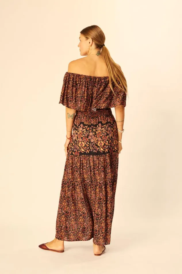 Dresses Shop Natalie Martin NAOMI DRESS WITH SASH Petite Fleur Noire