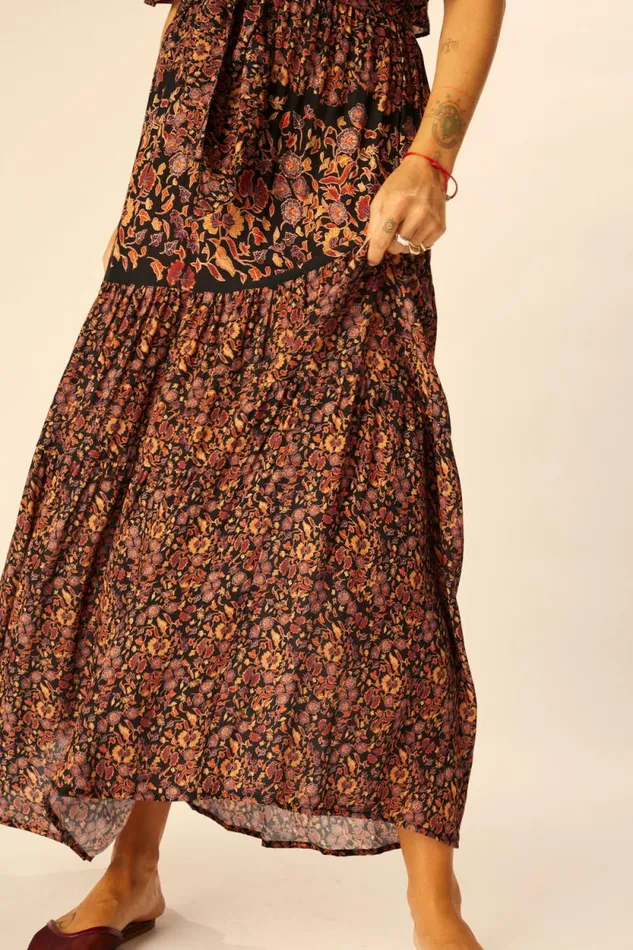 Dresses Shop Natalie Martin NAOMI DRESS WITH SASH Petite Fleur Noire