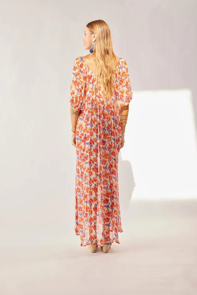 Dresses Shop Natalie Martin VIVI DRESS Chiffon Watercolor Clemen