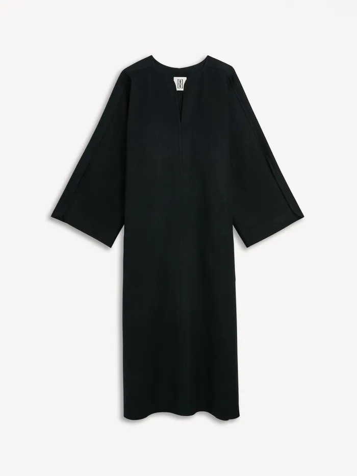 Dresses Women By Malene Birger Cais Wool Dress Black Dresses Women By Malene Birger Cais Wool Dress Black