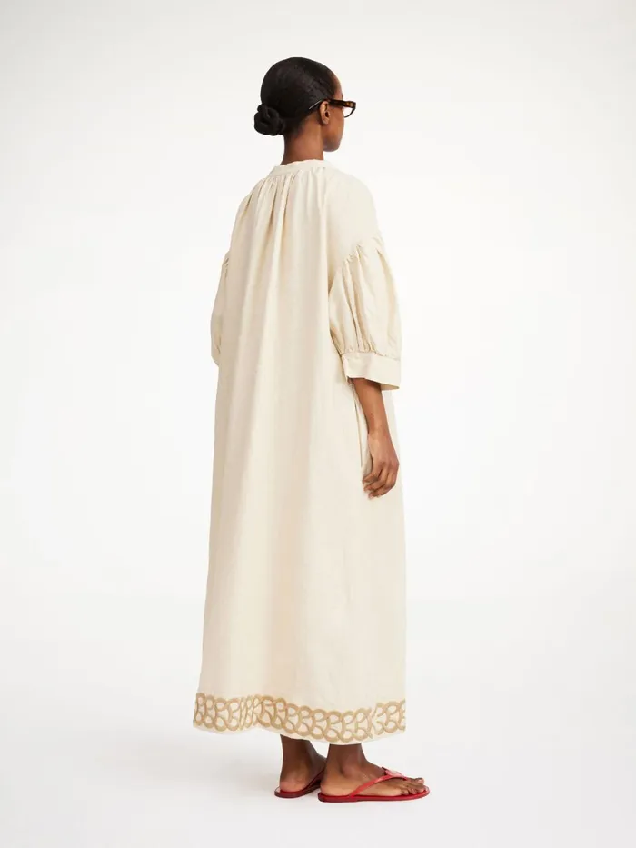 Dresses Women By Malene Birger Lydea Linen Maxi Dress Oyster Gray Dresses Women By Malene Birger Lydea Linen Maxi Dress Oyster Gray