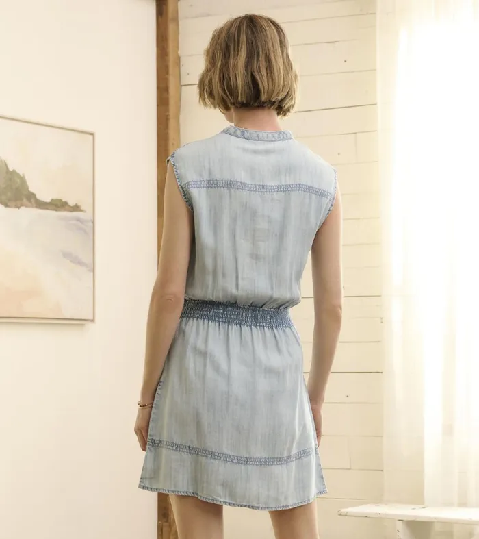 Dresses Women Hatley Abbey Dress 8211 Denim Cloud Wash