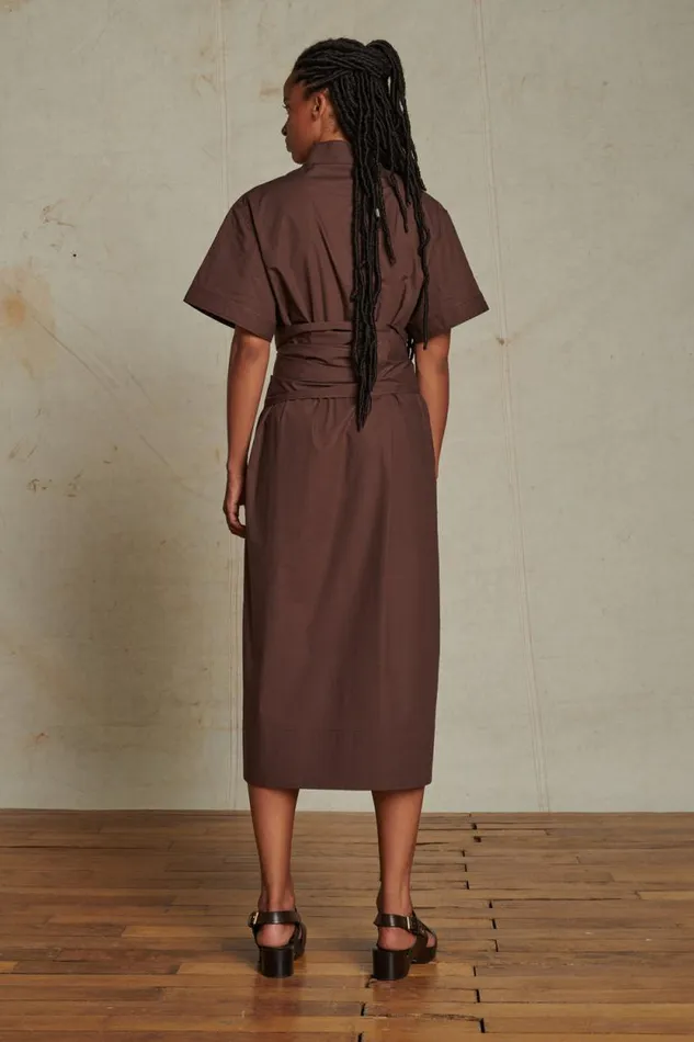 Dresses Women Soeur ANDORA DRESS Chocolate