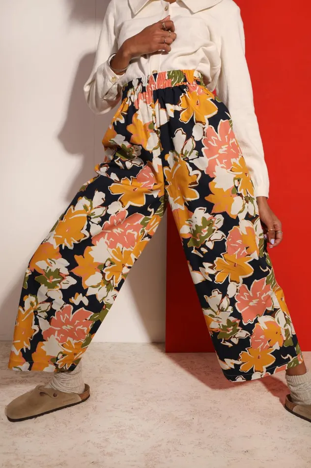 Eamon Trouser Autumn Lyon Floral Womens LF Markey Trousers