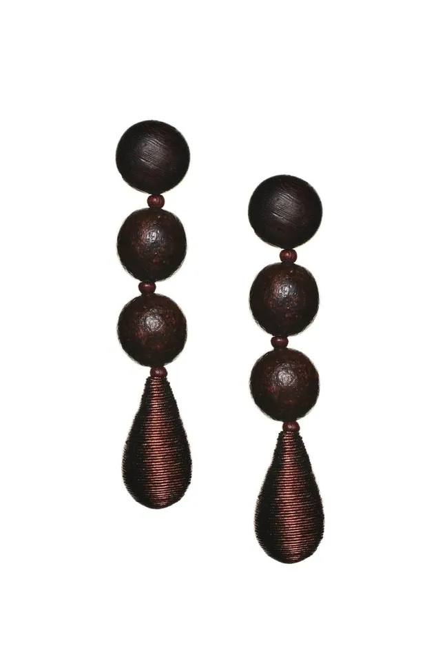 Earrings Women Sachin and Babi Frida Earrings 8211 Wood