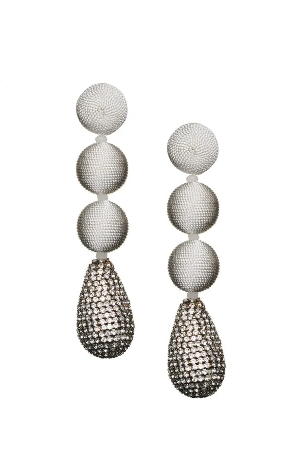 Earrings Women Sachin and Babi Maeve Earrings 8211 Thread Crystals