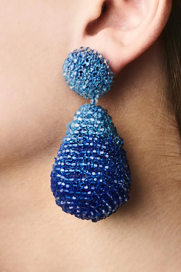 Earrings Women Sachin and Babi Ombre Elise Earrings 8211 Faceted Beads