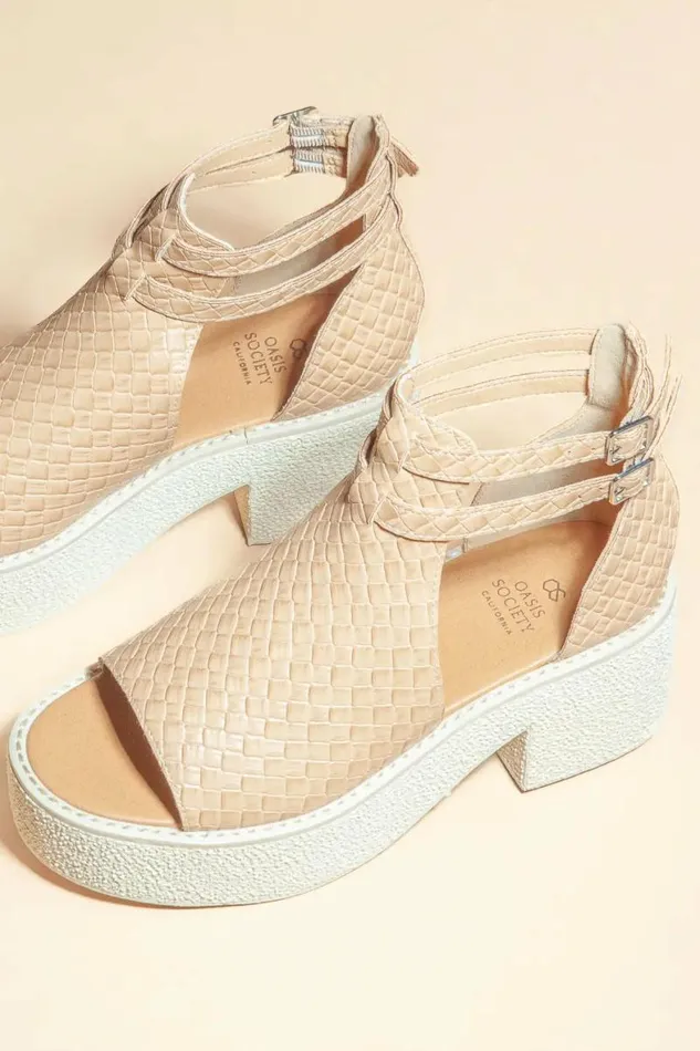 Elizabeth Heeled Sandals In Tan Tan Women Bohme Shoes