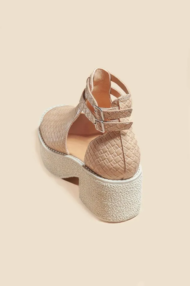 Elizabeth Heeled Sandals In Tan Tan Women Bohme Shoes