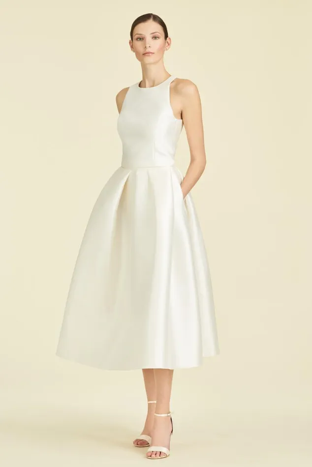 Engagement Party Women Sachin and Babi Lexie Top 8211 Off White 8211 Mikado