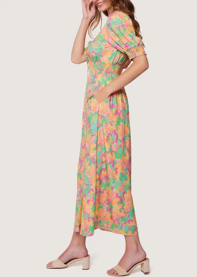 Eternal Lights Maxi Dress Peachmulti Women Lost Wander Dresses