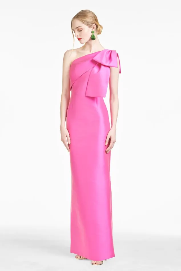 Evening Women Sachin and Babi Bonnie Gown 8211 Fuchsia