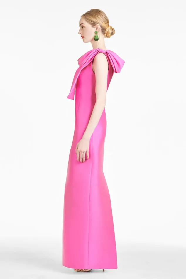 Evening Women Sachin and Babi Bonnie Gown 8211 Fuchsia