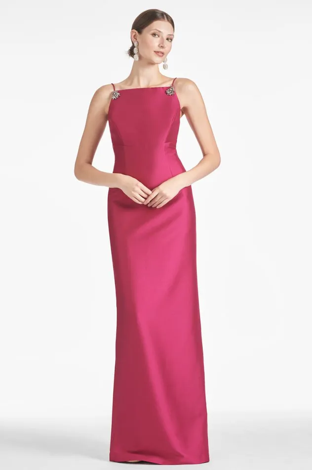 Evening Women Sachin and Babi Pryce Gown 8211 Rhodolite