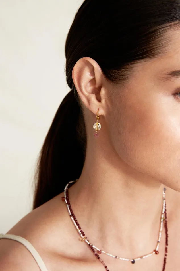 Fiona Drop Earrings Citrine Mix Women Chan Luu Earrings