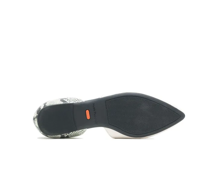 Flats and SlipOns Sadie D8217Orsay Ivorysnake Leather 8211 Hush Puppies Women