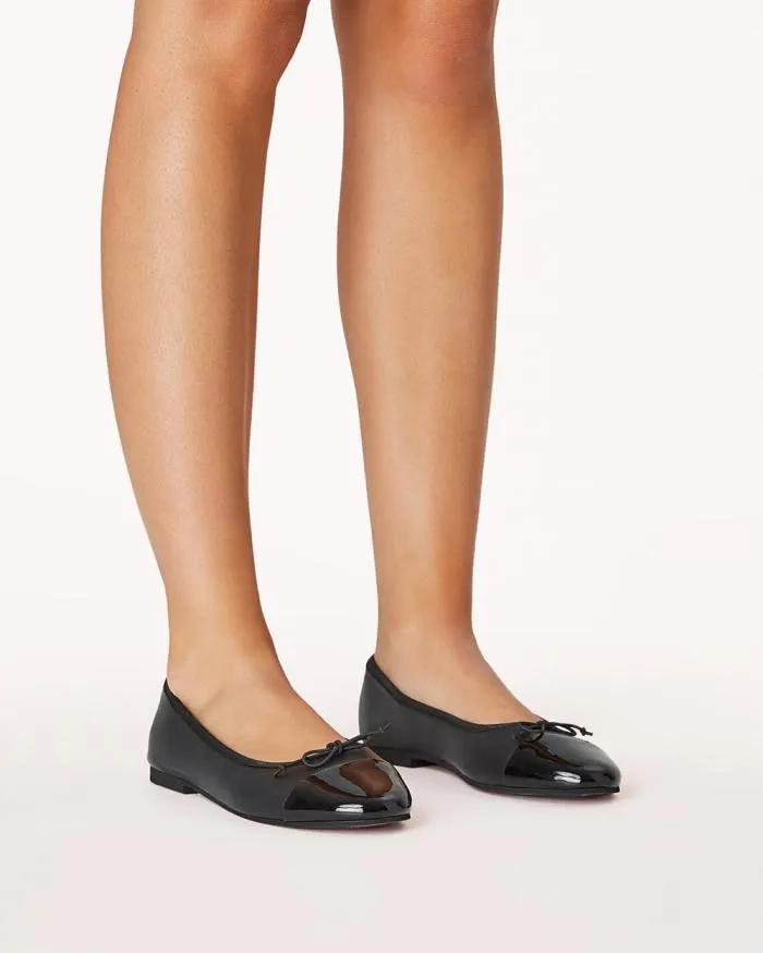 Flats Billini Ballet Flats CARDEN BLACKBLACK PATENT