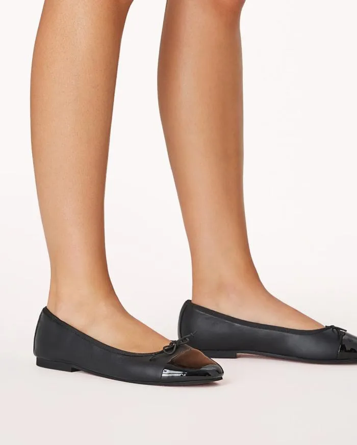 Flats Billini Ballet Flats CARDEN BLACKBLACK PATENT