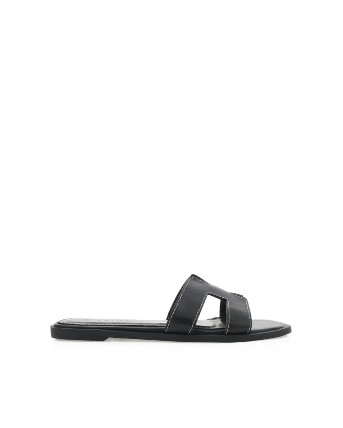 Flats Billini Sandals and Slides GORDY BLACK