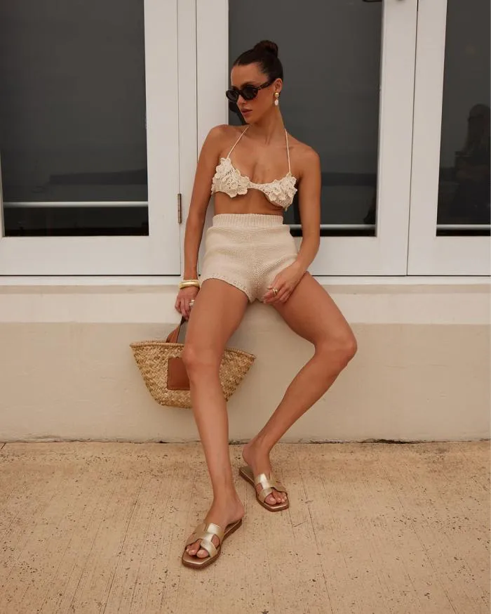 Flats Billini Sandals and Slides GORDY GOLD