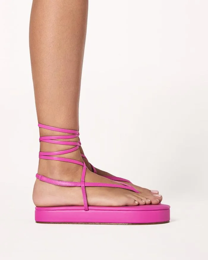 Flats Billini Sandals and Slides HANNI LIPSTICK