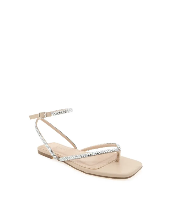 Flats Billini Sandals and Slides JADIN NUDEDIAMANTE