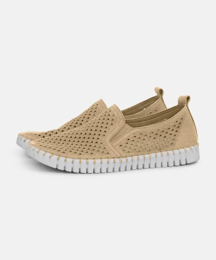 Flats For Men 8211 Latte Shoes Ilse Jacobsen Tulip Flats
