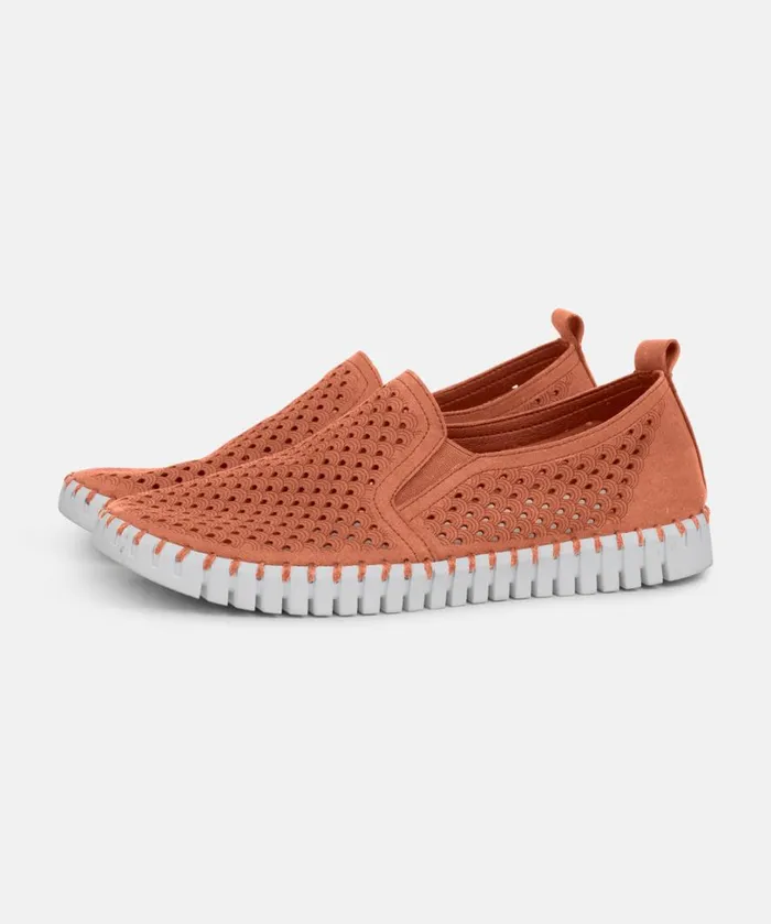 Flats For Men 8211 Light Brick Shoes Ilse Jacobsen Tulip Flats