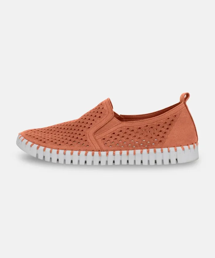 Flats For Men 8211 Light Brick Shoes Ilse Jacobsen Tulip Flats