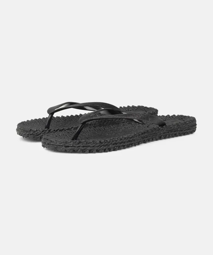 Flip Flop With Glitter 8211 Black Shoes Ilse Jacobsen Flip Flops