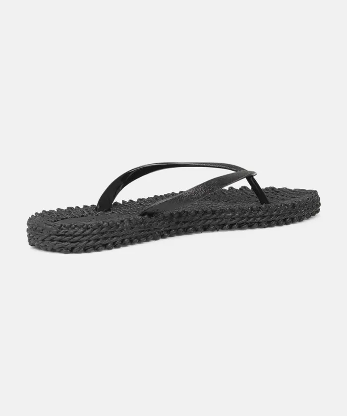 Flip Flop With Glitter 8211 Black Shoes Ilse Jacobsen Flip Flops