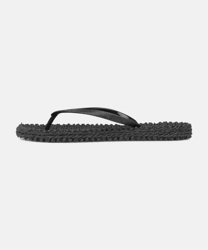 Flip Flop With Glitter 8211 Black Shoes Ilse Jacobsen Flip Flops