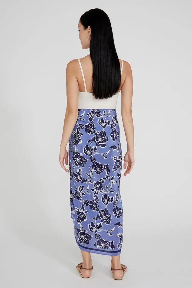 Floral Sarong Jacaranda Women Chan Luu Bottoms