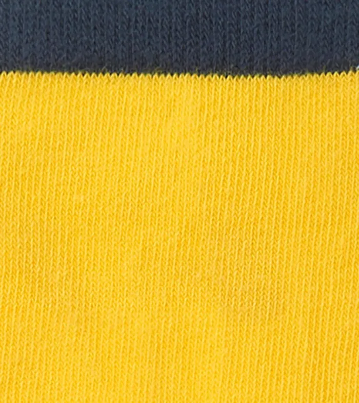 Footwear GirlsBoys Hatley Yellow and Navy Crew Socks