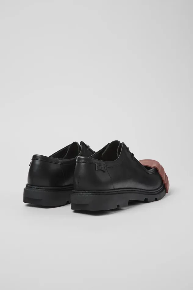 Formal Shoes Men Camper Junction Black Leather Wallabee