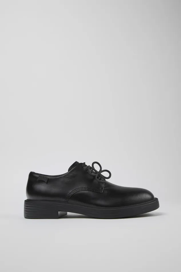 Formal Shoes Men Camper Twins Black Leather Shoes