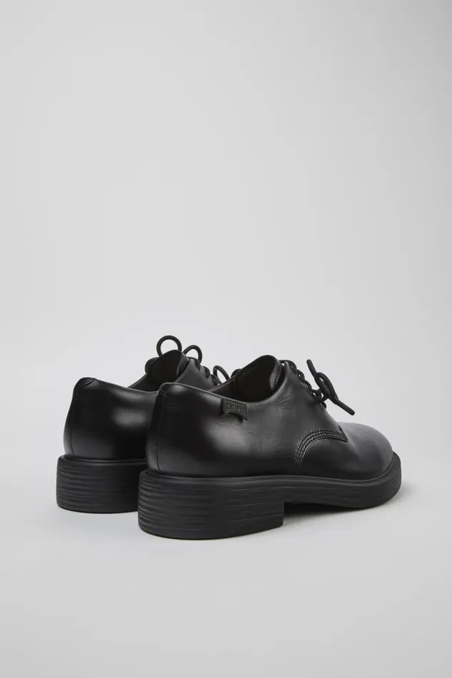 Formal Shoes Men Camper Twins Black Leather Shoes